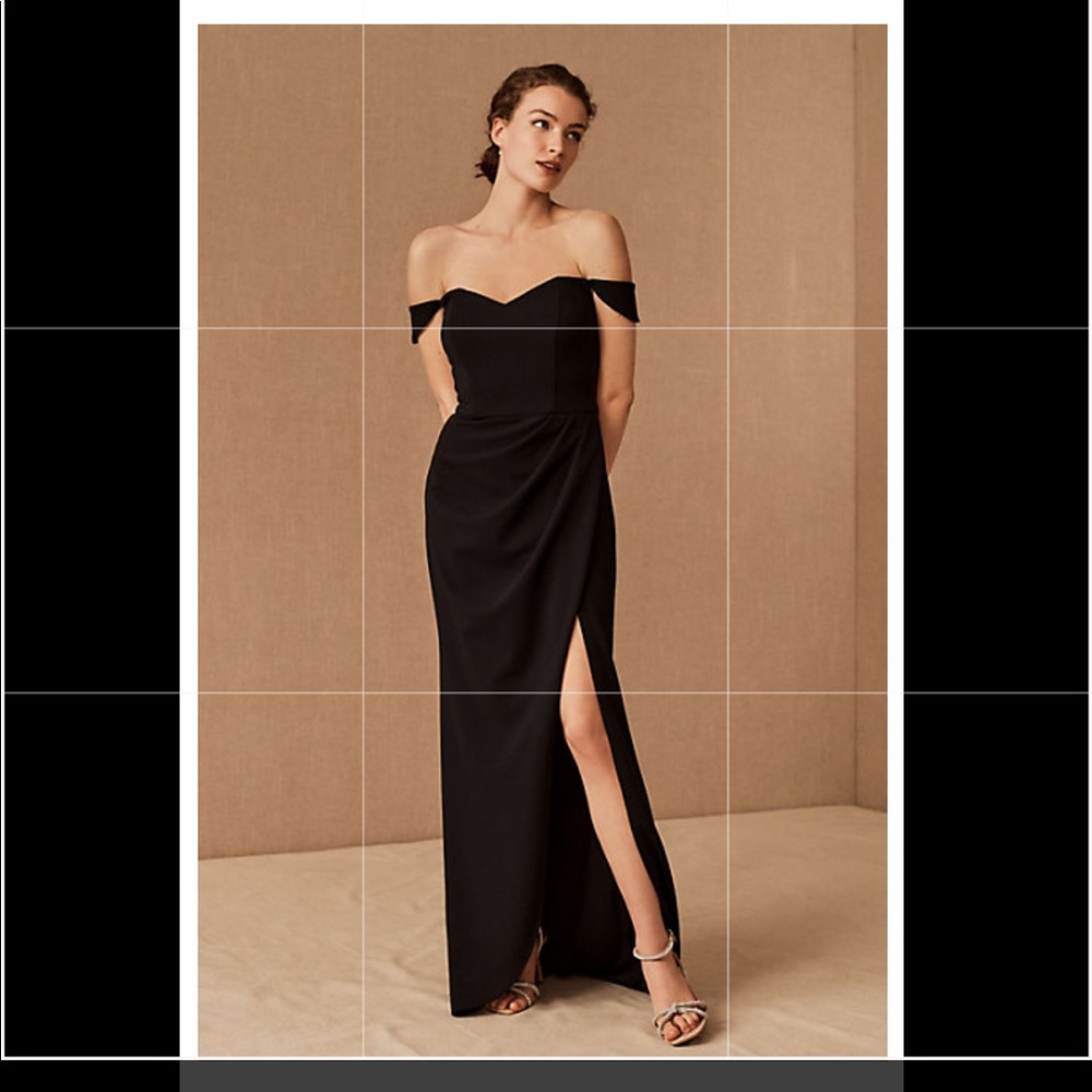 BHLDN Rossi Crepe Maxi Dress